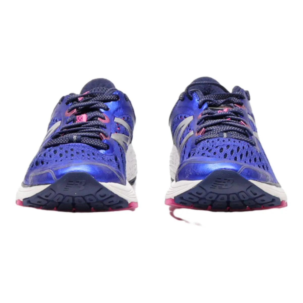 NEW BALANCE Low Top Trainers Blue Synthetic Womens UK 4