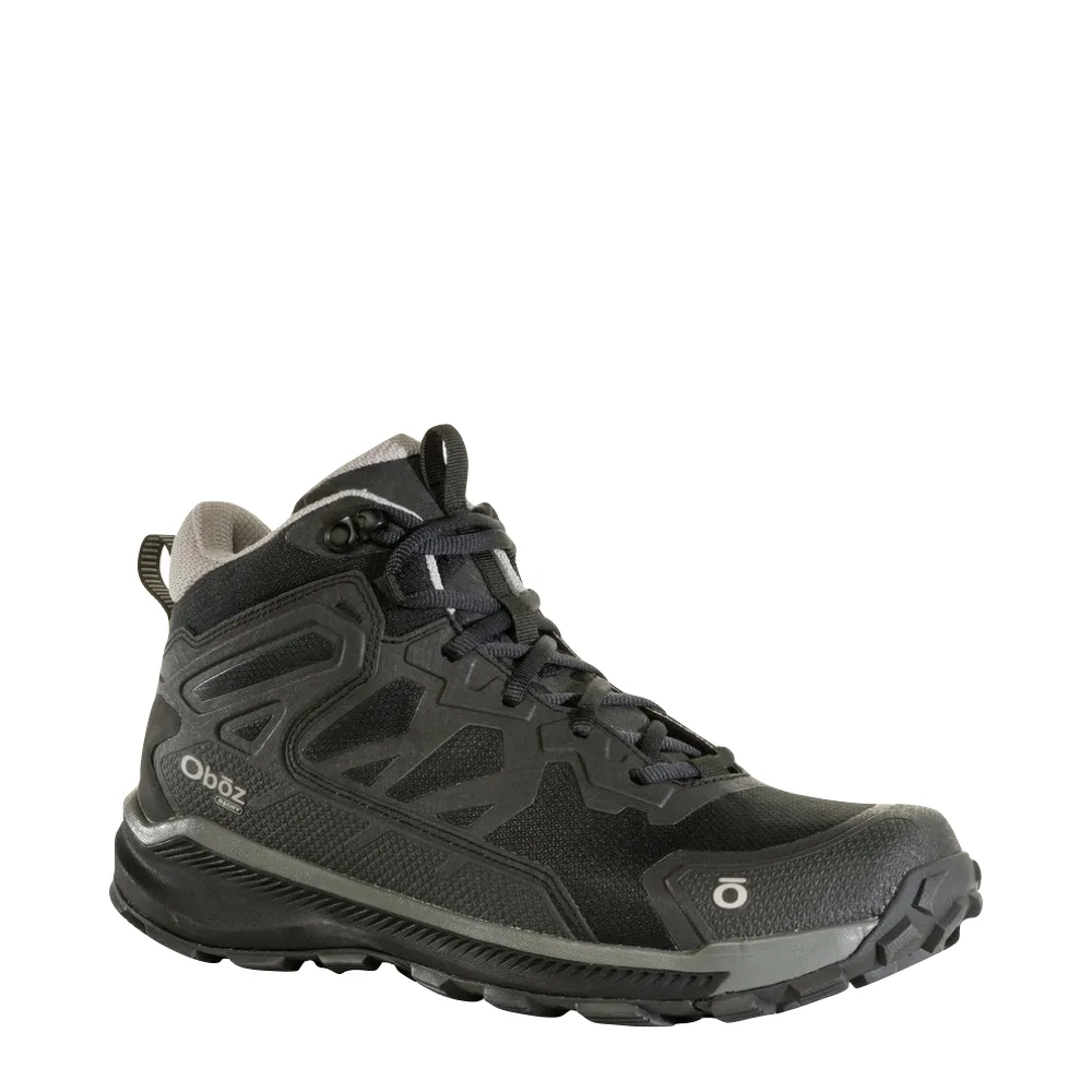 Oboz Men's Katabatic Mid Waterproof Hiker in Black Sea