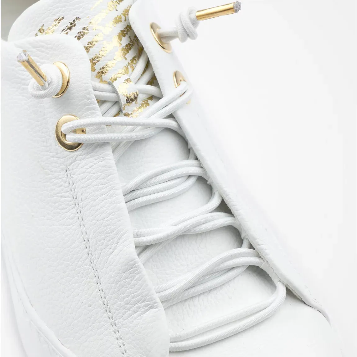 Paul Green - 5017 White Elastic Slip On Trainer*