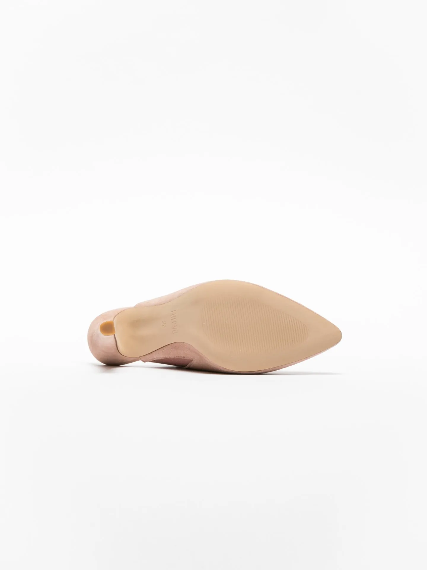 Pink Pointed Toe Mules