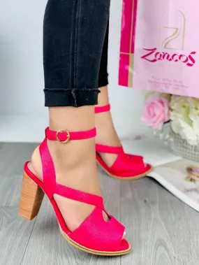 Pretty in Pink: Lace-Adorned High Heels for Elegant Impact