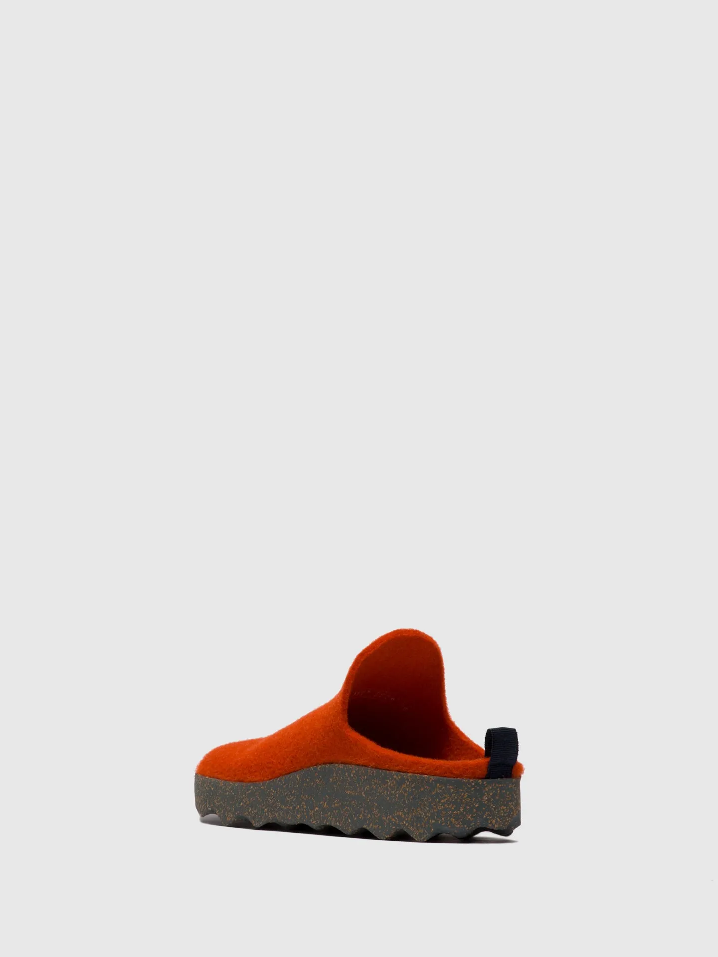 Round Toe Mules COME Orange