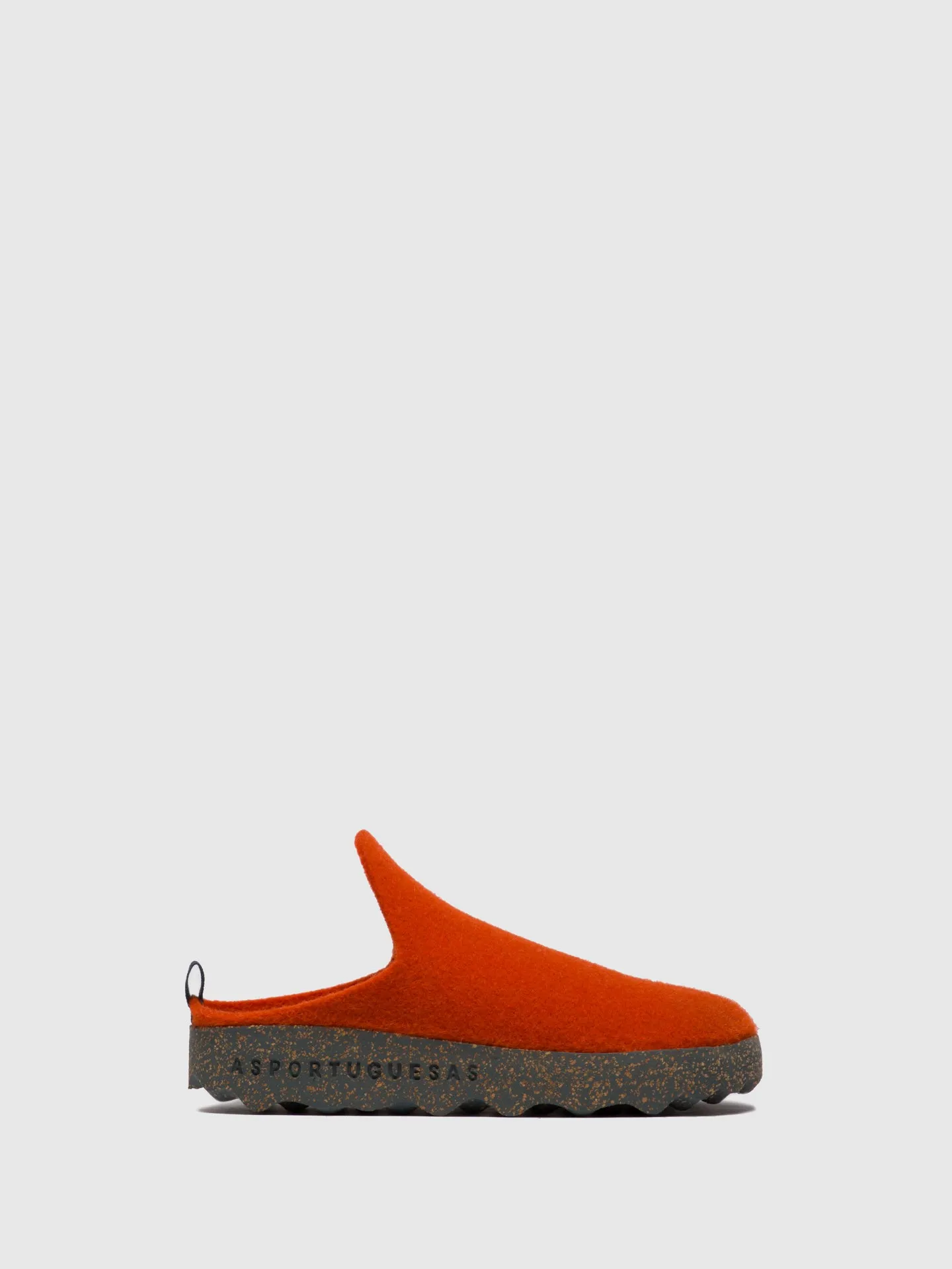 Round Toe Mules COME Orange
