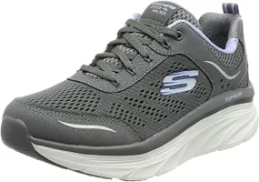 Skechers D'Lux Walker-Infinite Motion Slate/Taupe Lace Up Low Top Sneakers