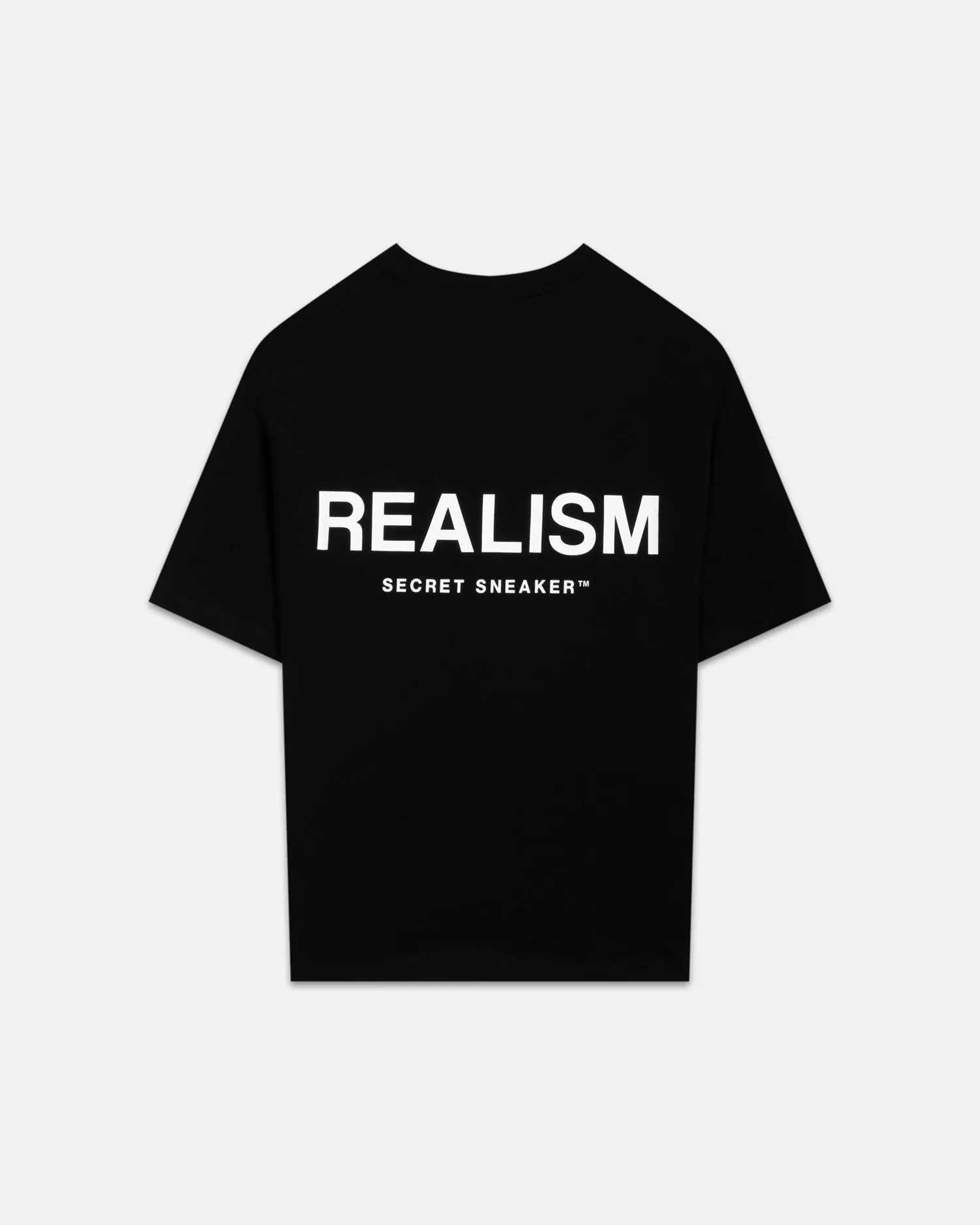SSS REALISM BACK LOGO TEE JET BLACK