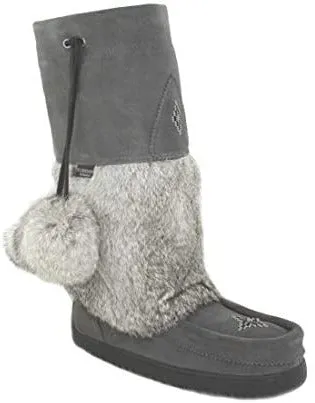 Taxi Women's Lucky-02 Tall Mukluk Boots- Grey