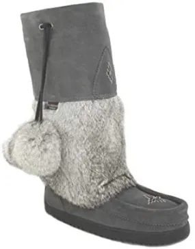 Taxi Women's Lucky-02 Tall Mukluk Boots- Grey