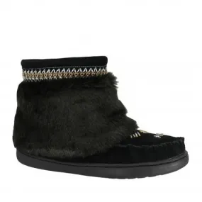 Taxi Women's Lucky-05 Short Mukluk Boots- Black