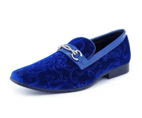 Throne Royal Velvet Loafers Men’s Slip On Shoes