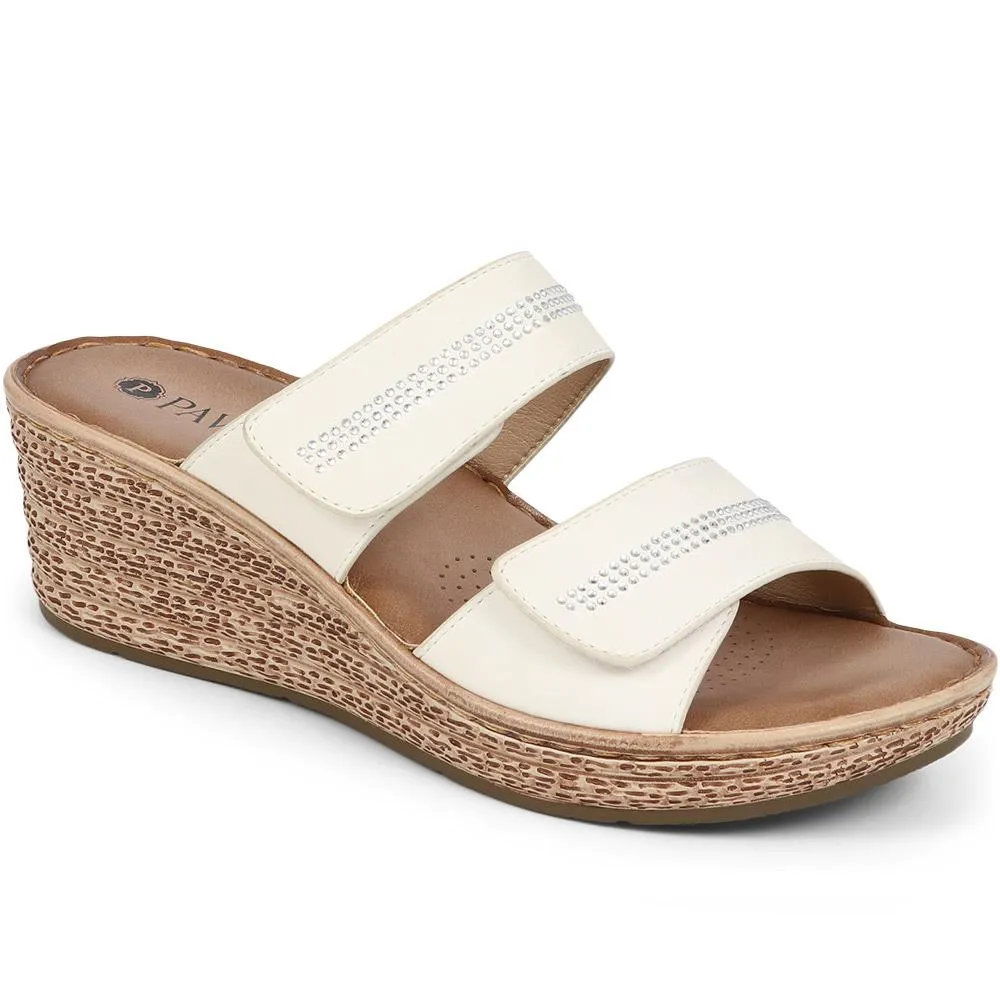 Touch-Fasten Wedge Mules - BAIZH39035 / 325 265