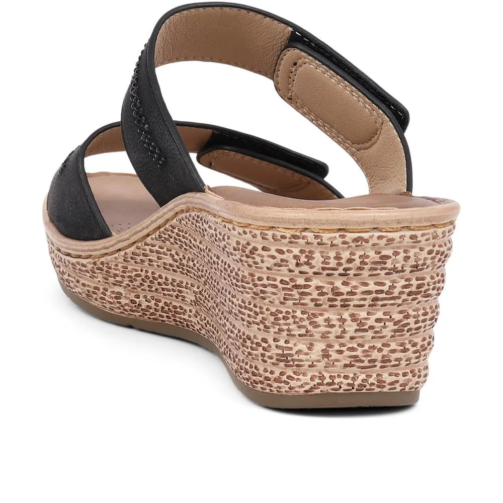 Touch-Fasten Wedge Mules - BAIZH39035 / 325 265