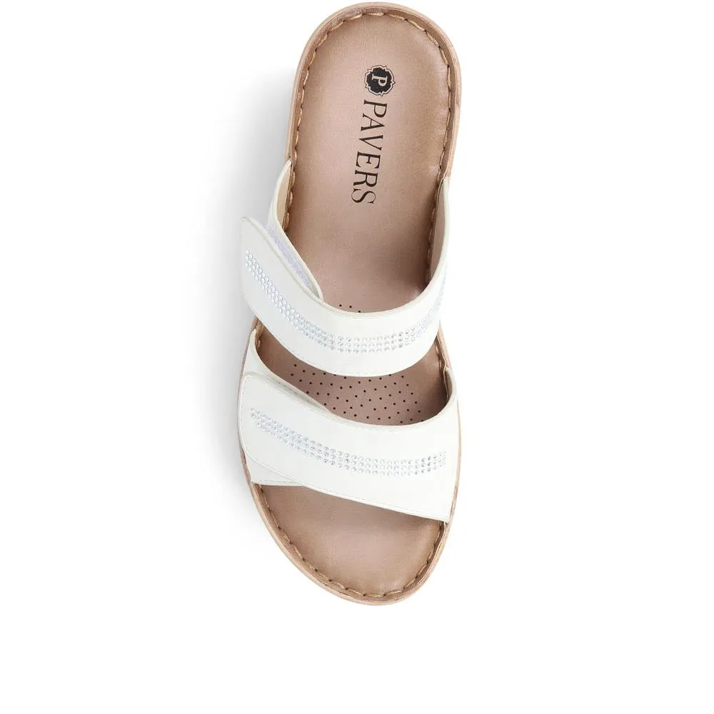 Touch-Fasten Wedge Mules - BAIZH39035 / 325 265