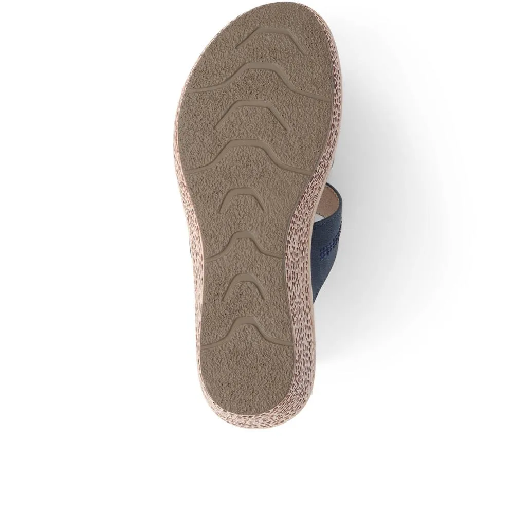 Touch-Fasten Wedge Mules - BAIZH39035 / 325 265