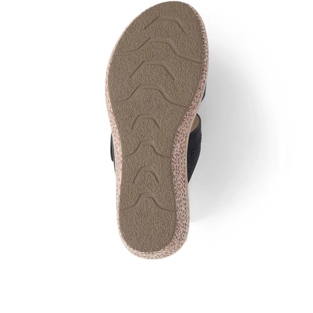 Touch-Fasten Wedge Mules - BAIZH39035 / 325 265