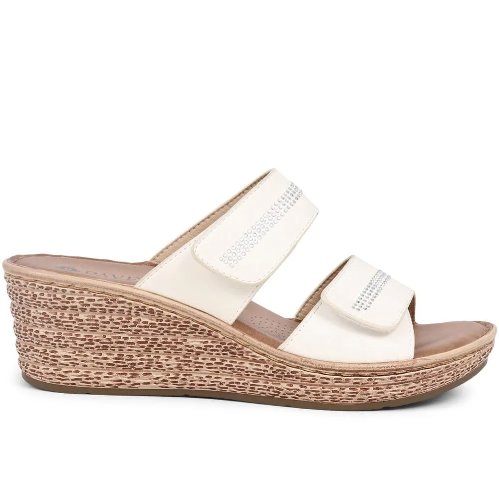 Touch-Fasten Wedge Mules - BAIZH39035 / 325 265