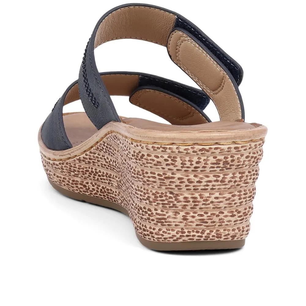 Touch-Fasten Wedge Mules - BAIZH39035 / 325 265