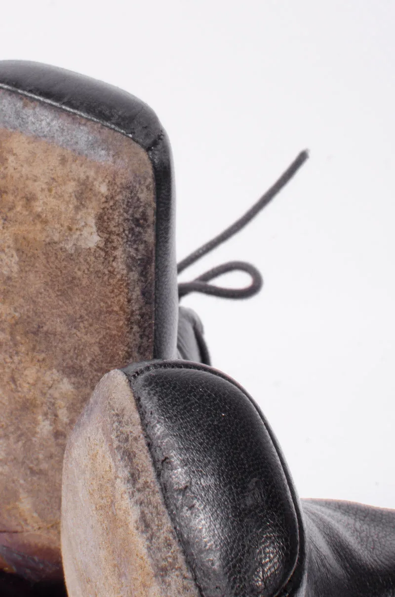 VINTAGE BLACK MULES