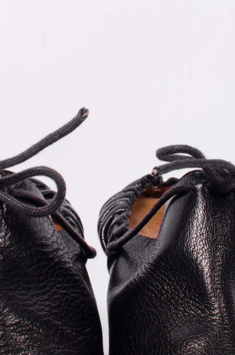 VINTAGE BLACK MULES