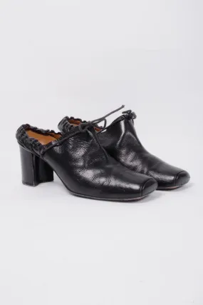 VINTAGE BLACK MULES