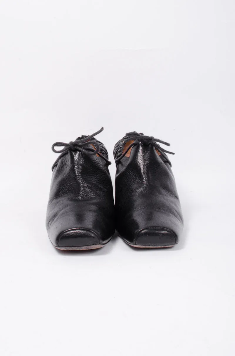 VINTAGE BLACK MULES